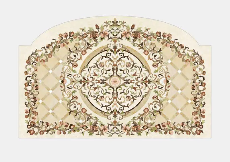 parisian-custom-marble-mosaic-backsplash Parisian
